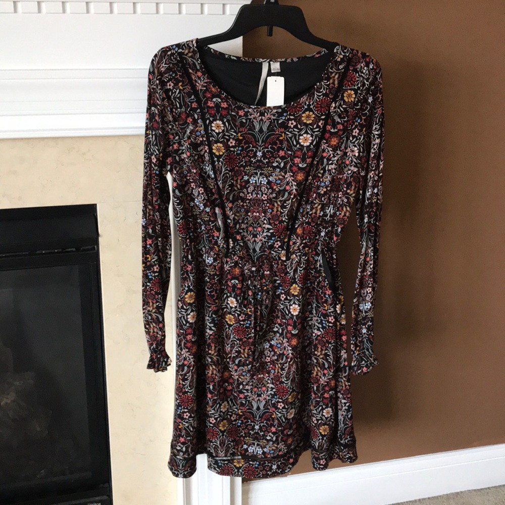 NWT Womens LC Swiss Dot Shift Dress sz Small